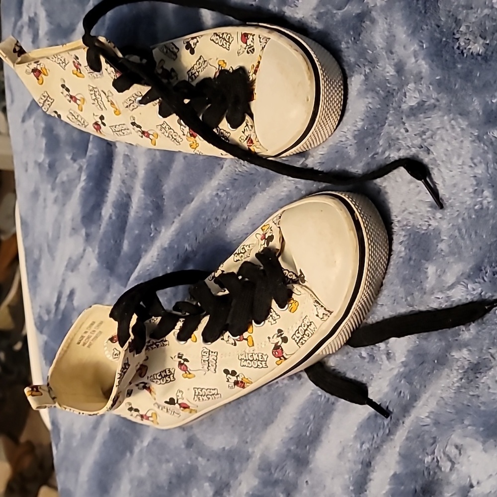 Mickey Mouse White High Tops